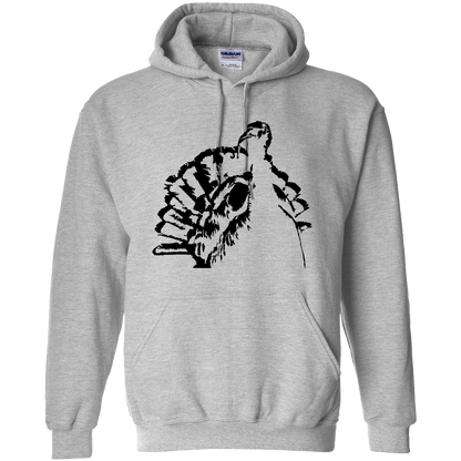 Turkey Contour Adult Hoodie
