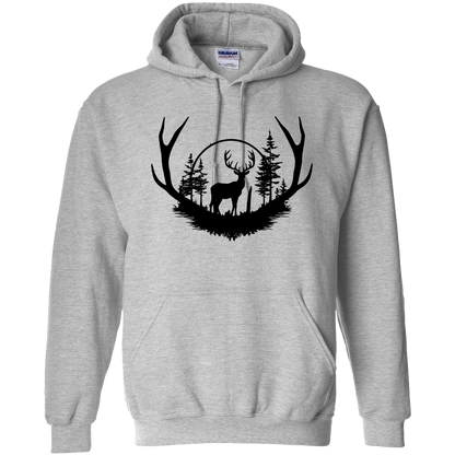 Deer Head Adult Hoodie