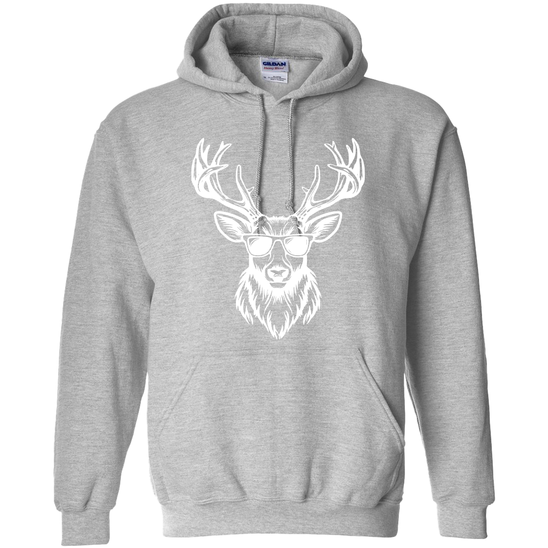 Cool Deer Adult Hoodie