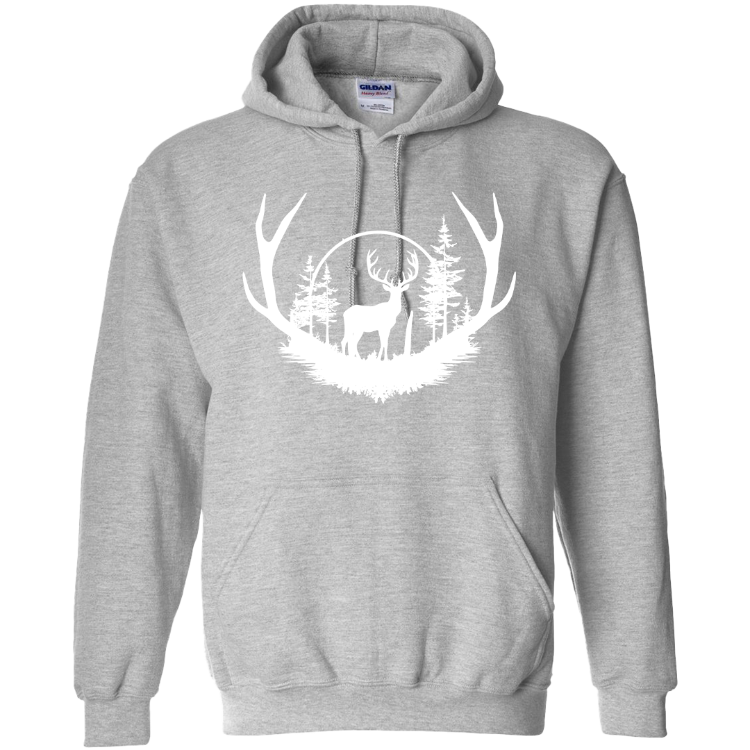 Deer Head Adult Hoodie