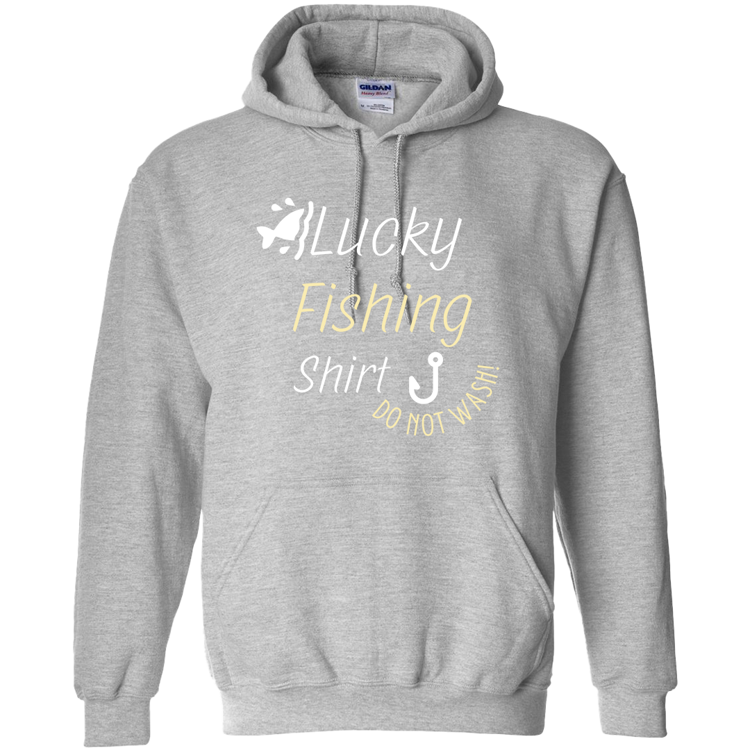 Lucky Fishing Shirt Adult Hoodie