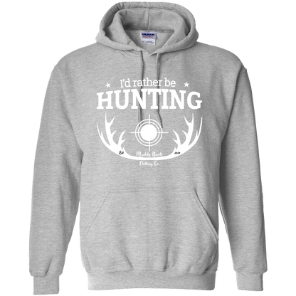 I'd Rather Be Hunting Adult Hoodie