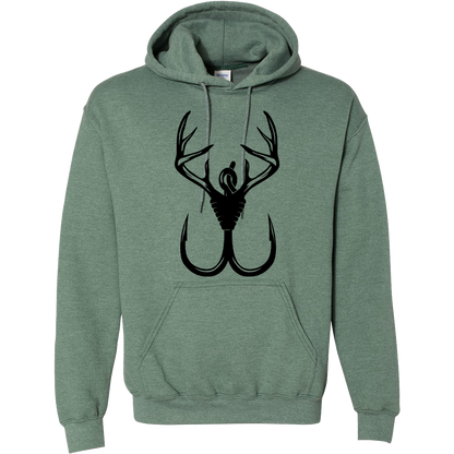 Antler Hook Adult Hoodie