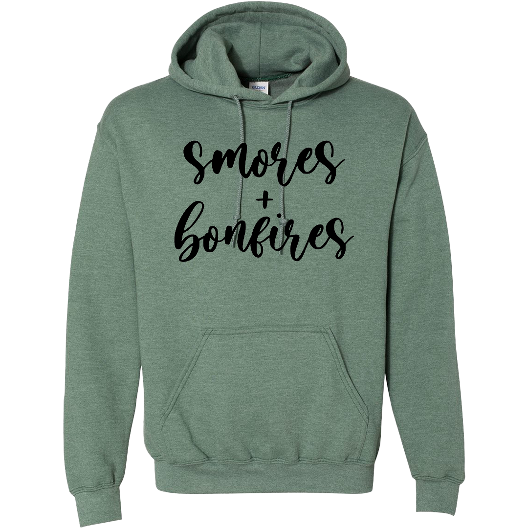S'mores And Bonfires Adult Hoodie