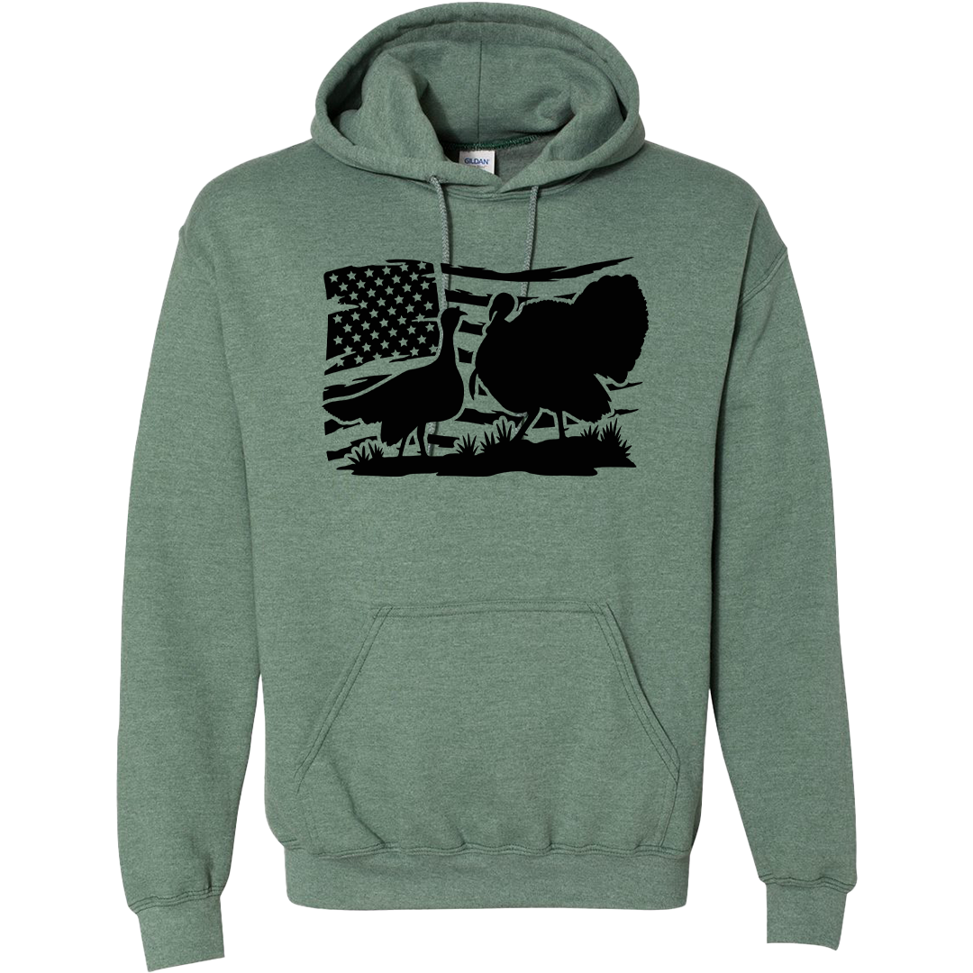 Turkey Flag Adult Hoodie