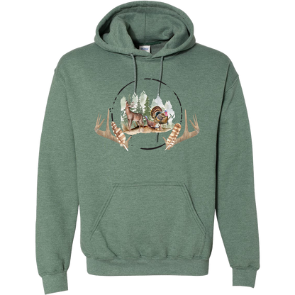 Bucks and Beards Adult Hoodie