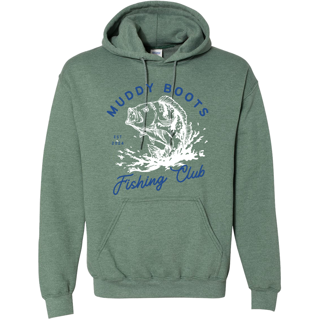Fishing Club Adult Hoodie