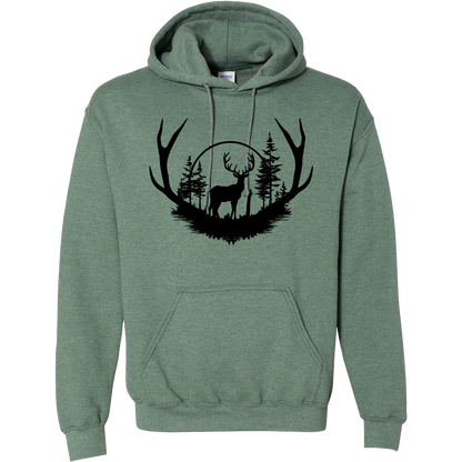 Deer Head Adult Hoodie
