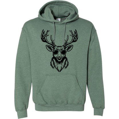 Cool Deer Adult Hoodie