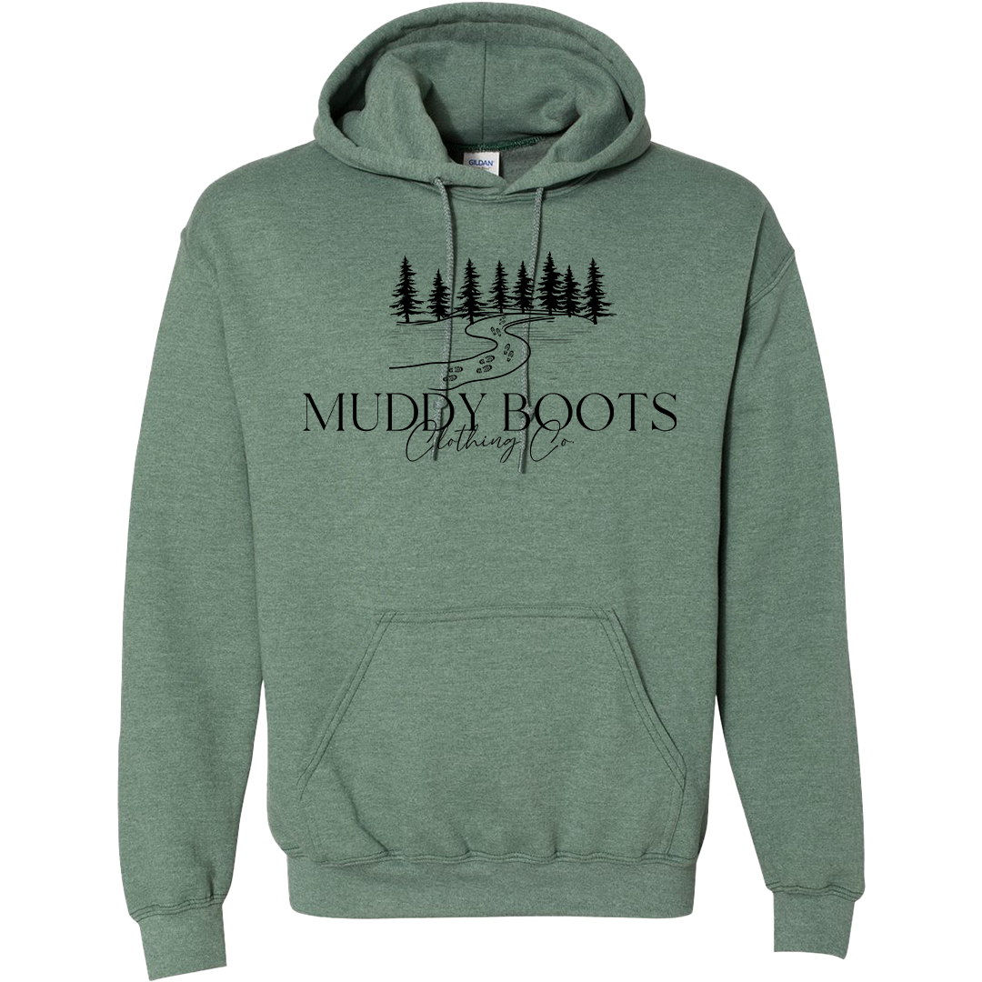 Muddy Boots Adult Hoodie