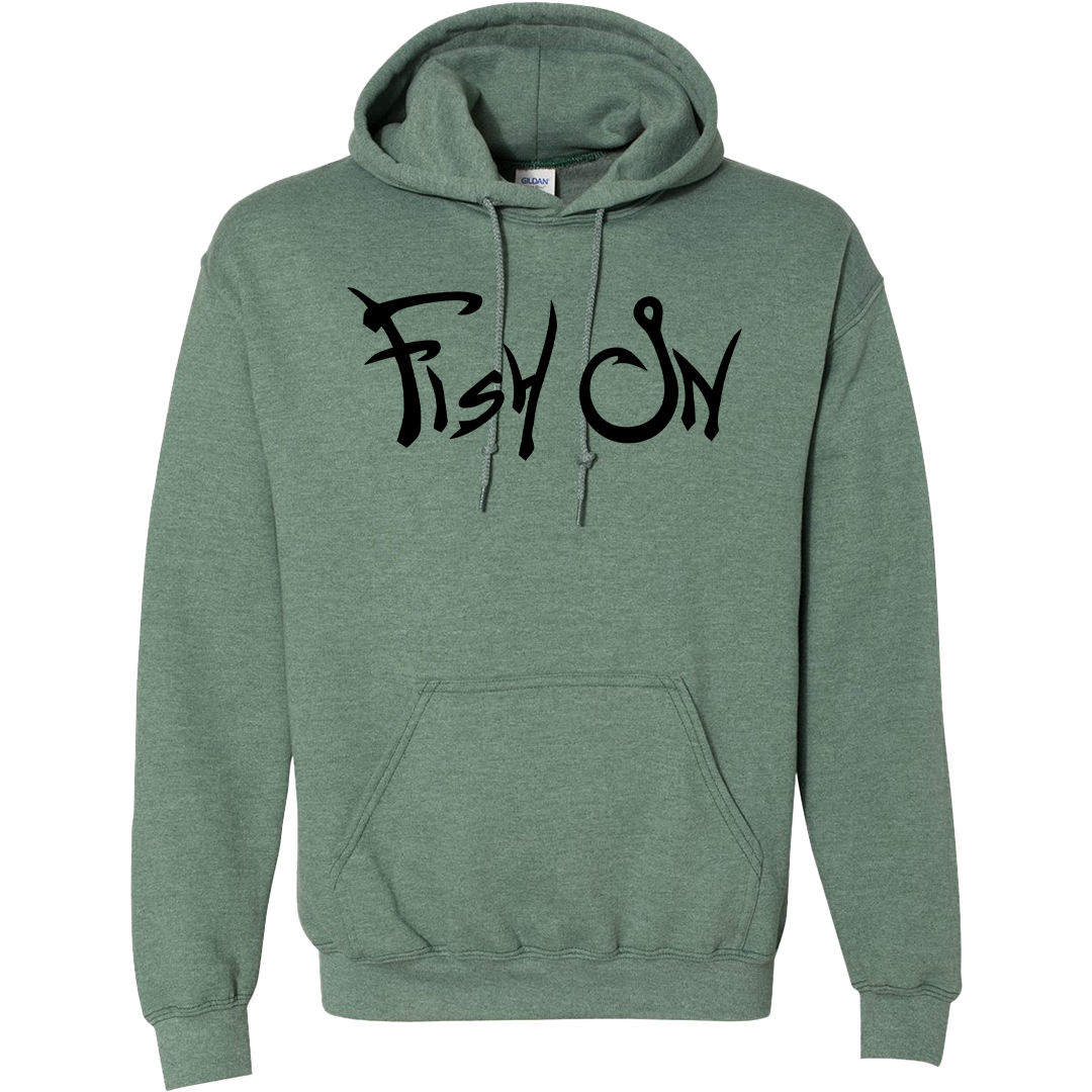 Fish On Adult Hoodie