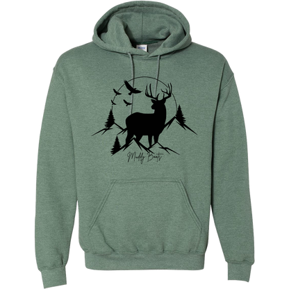 Mountain Deer Adult Hoodie