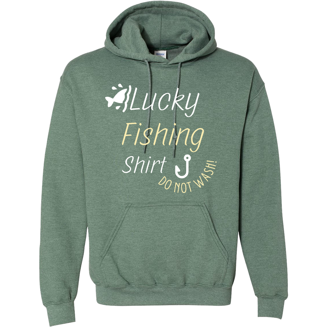 Lucky Fishing Shirt Adult Hoodie