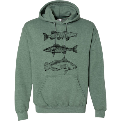 Midwest Fish Adult Hoodie