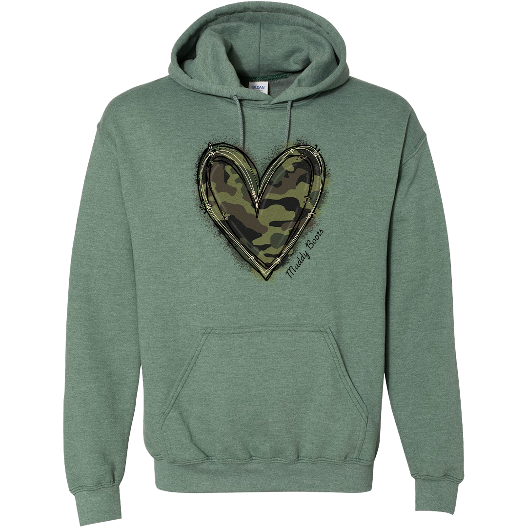 Hidden Heart Adult Hoodie