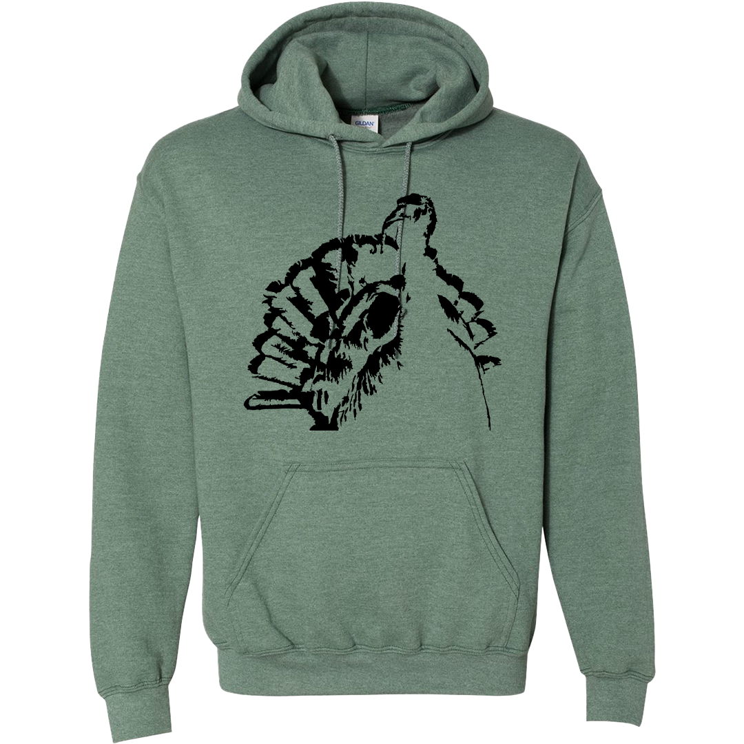 Turkey Contour Adult Hoodie