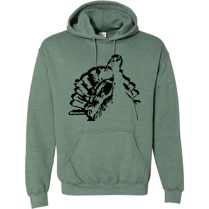 Turkey Contour Adult Hoodie