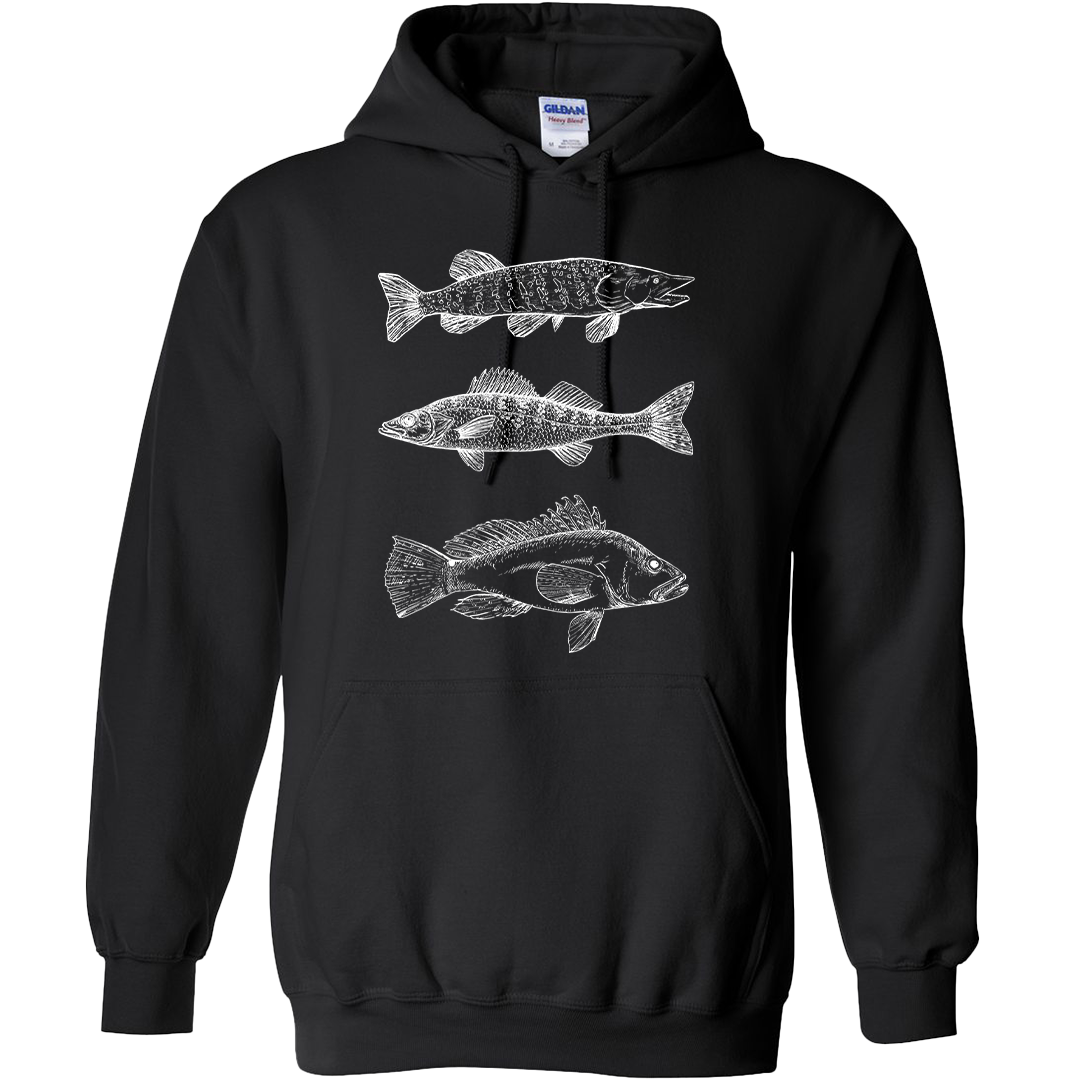 Midwest Fish Adult Hoodie