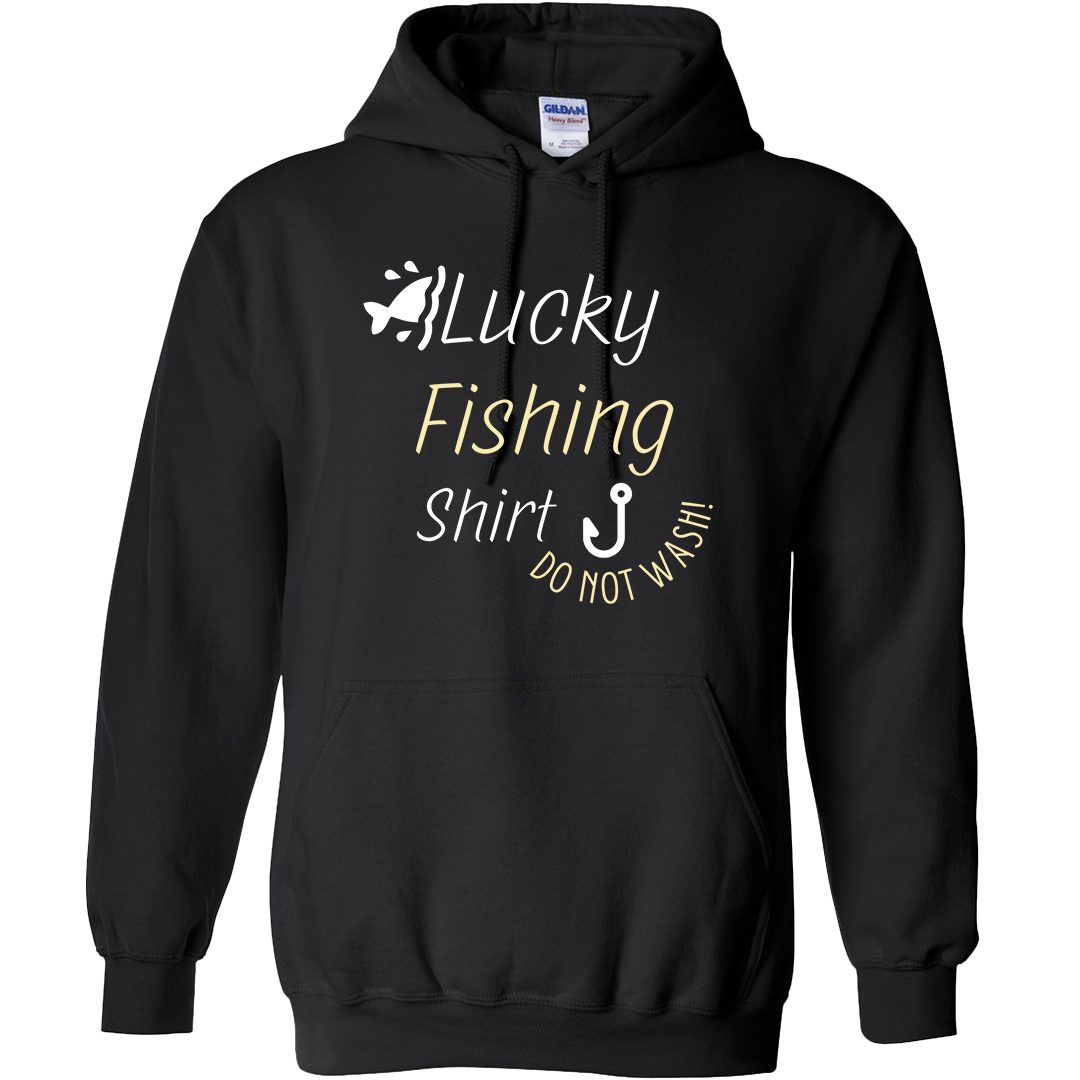 Lucky Fishing Shirt Adult Hoodie