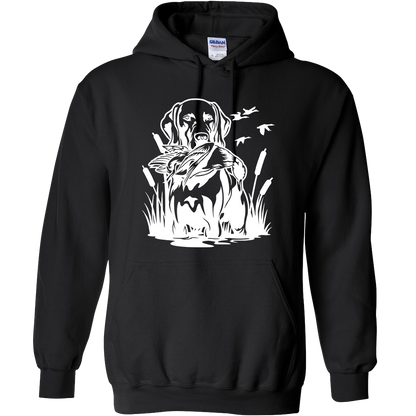 Duck Hunting Dog Adult Hoodie