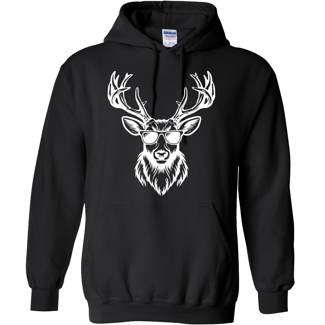 Cool Deer Adult Hoodie