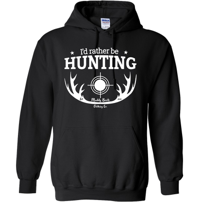 I'd Rather Be Hunting Adult Hoodie