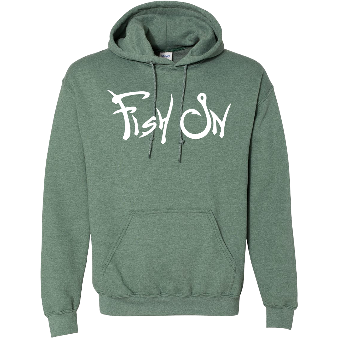 Fish On Adult Hoodie