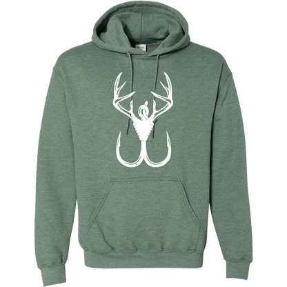 Antler Hook Adult Hoodie