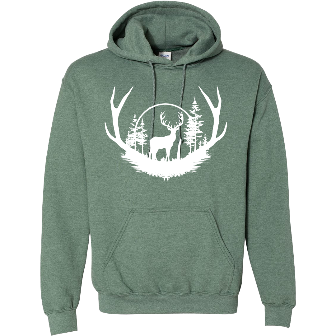 Deer Head Adult Hoodie