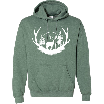 Deer Head Adult Hoodie