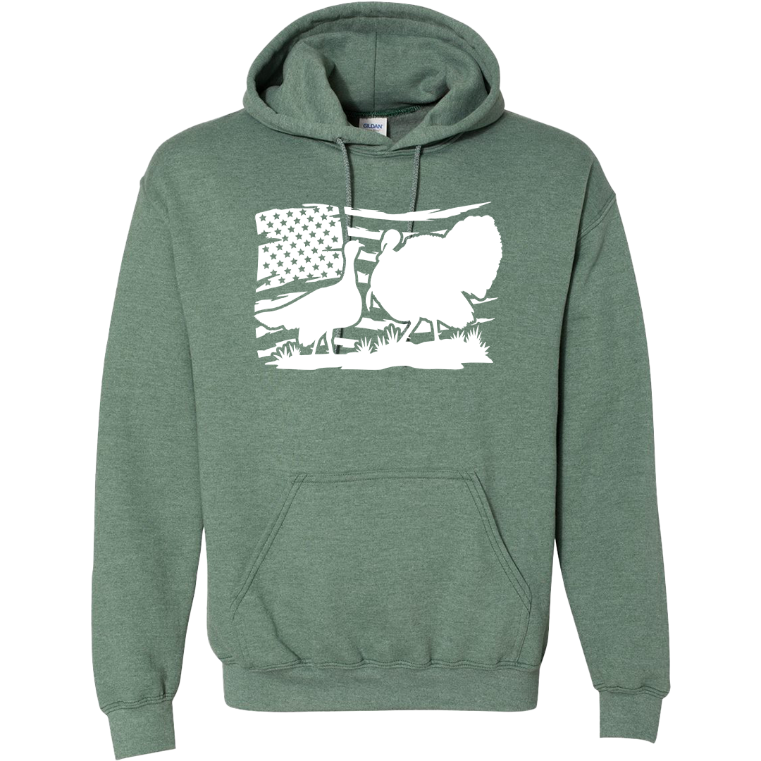 Turkey Flag Adult Hoodie