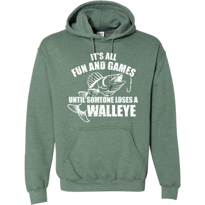 Walleye Games Adult Hoodie