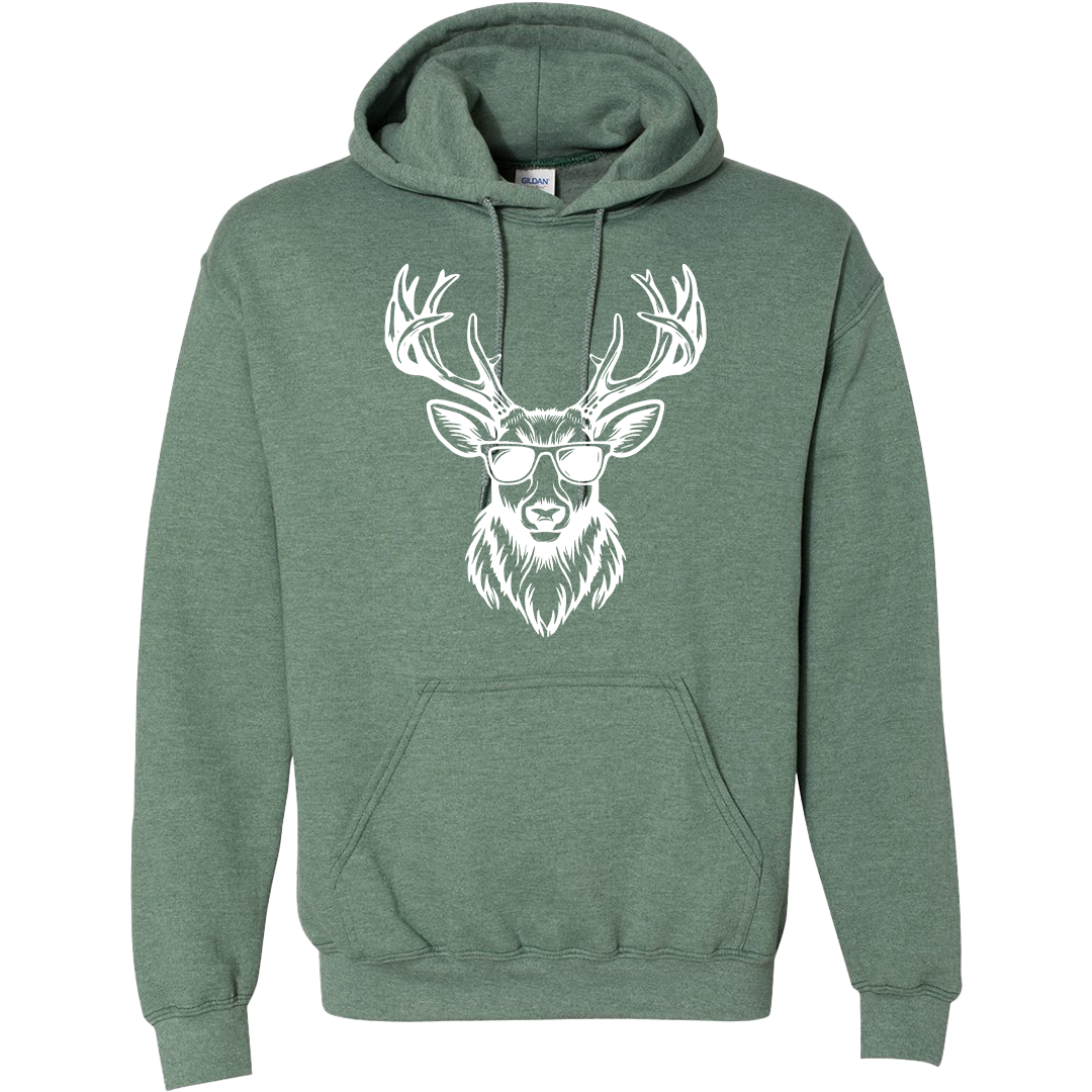 Cool Deer Adult Hoodie
