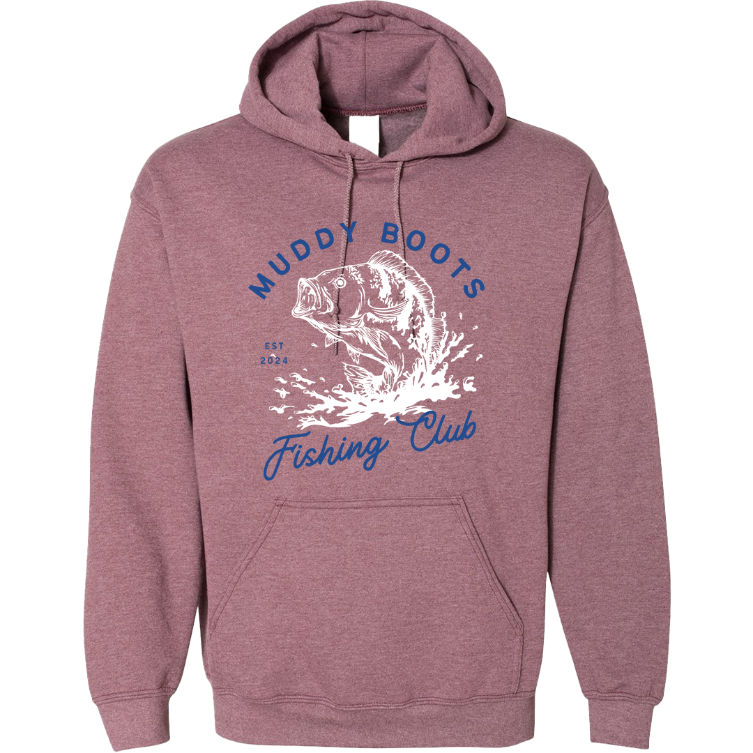 Fishing Club Adult Hoodie
