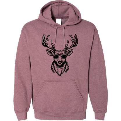 Cool Deer Adult Hoodie
