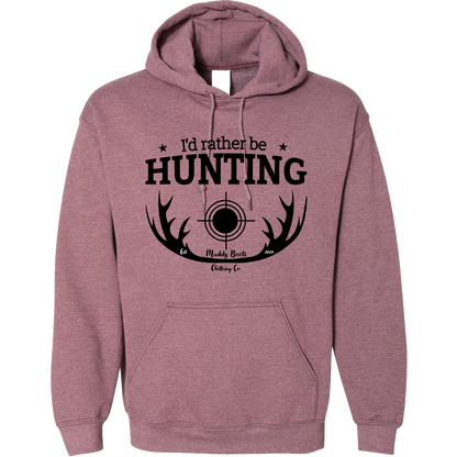 I'd Rather Be Hunting Adult Hoodie