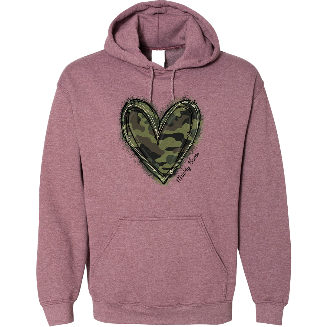 Hidden Heart Adult Hoodie