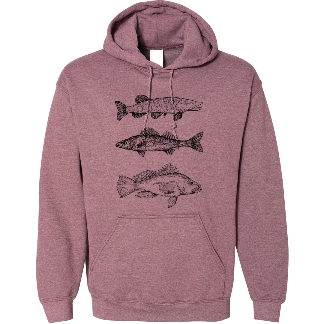 Midwest Fish Adult Hoodie
