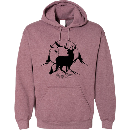 Mountain Deer Adult Hoodie