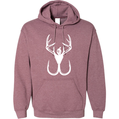 Antler Hook Adult Hoodie