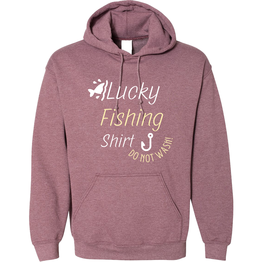 Lucky Fishing Shirt Adult Hoodie
