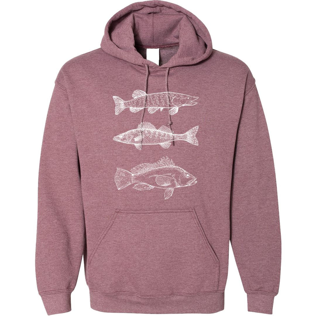 Midwest Fish Adult Hoodie