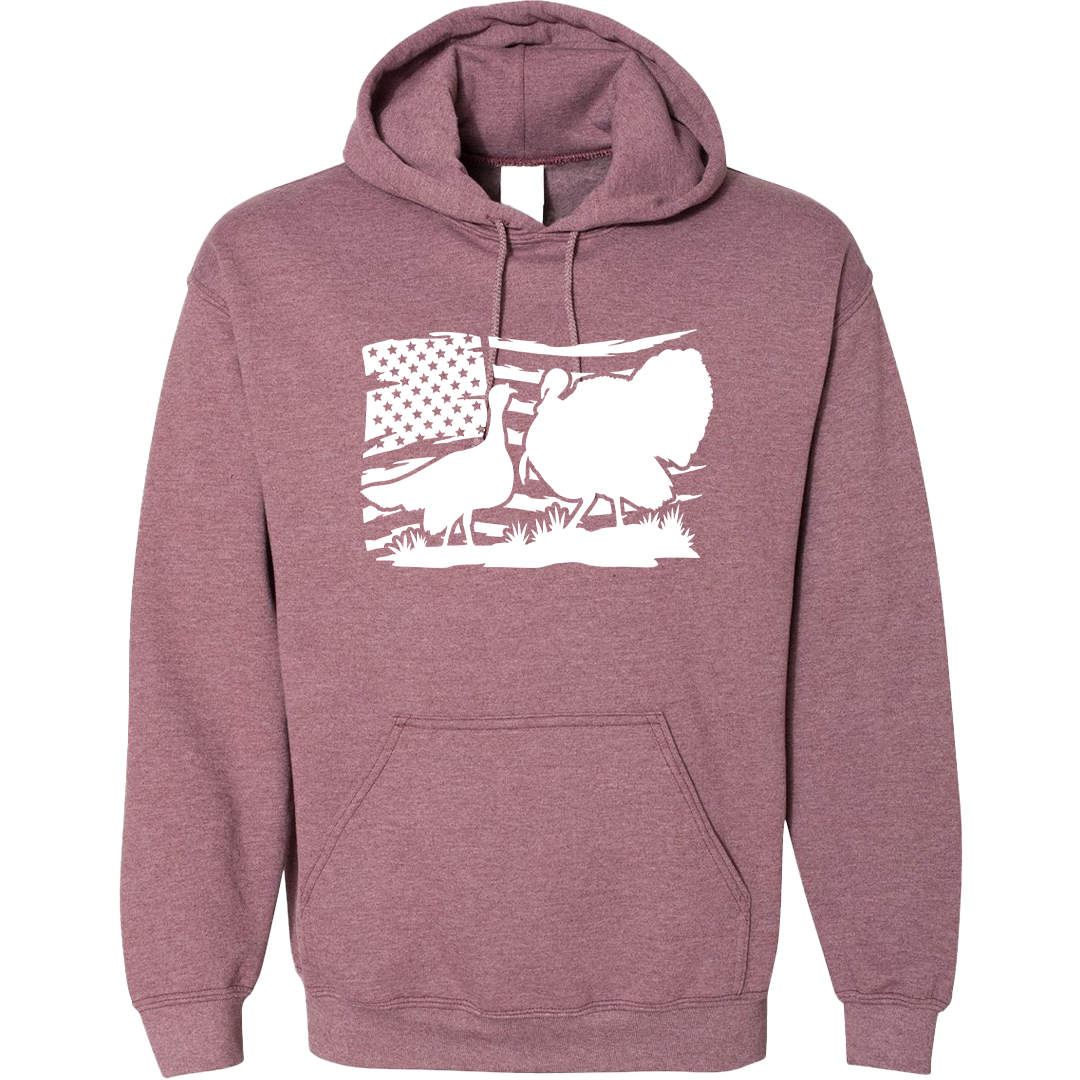 Turkey Flag Adult Hoodie