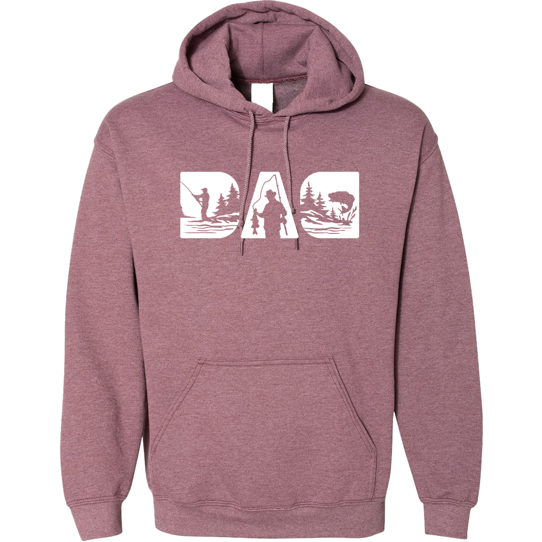 Fishing Dad Adult Hoodie