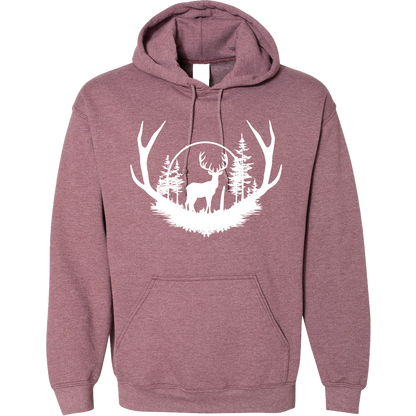 Deer Head Adult Hoodie