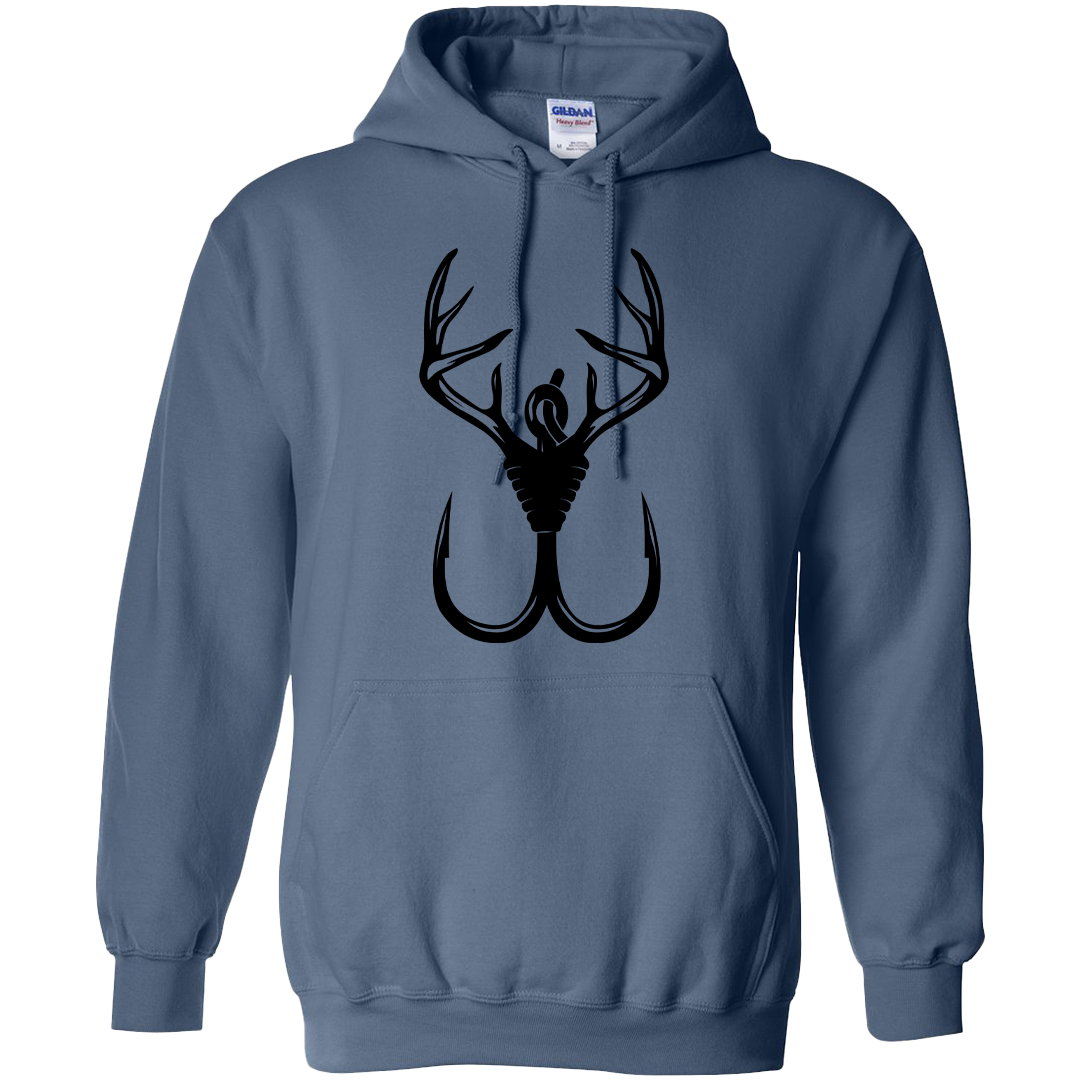 Antler Hook Adult Hoodie