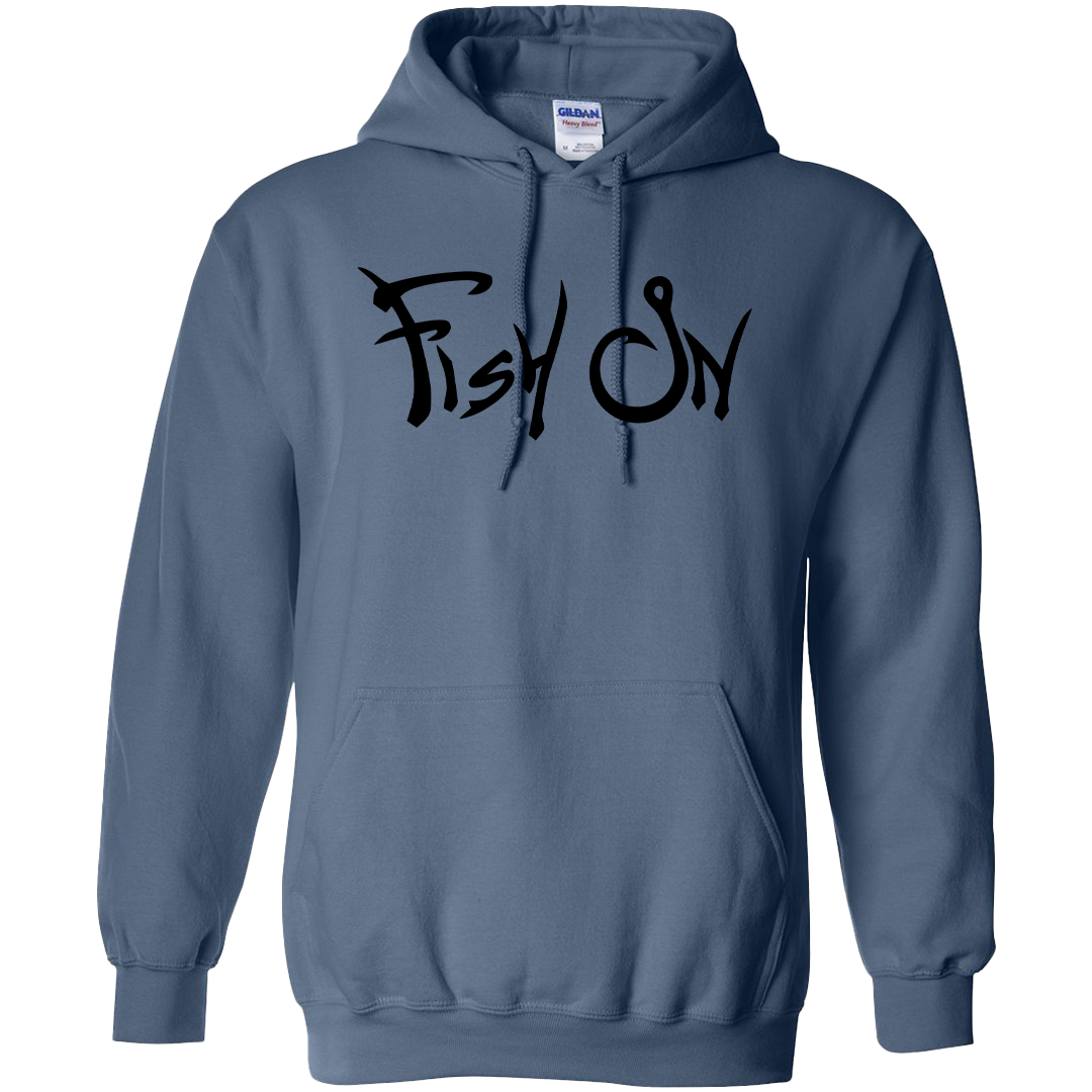 Fish On Adult Hoodie