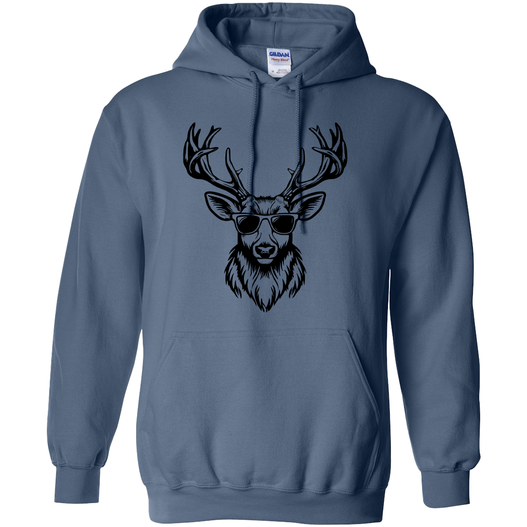 Cool Deer Adult Hoodie