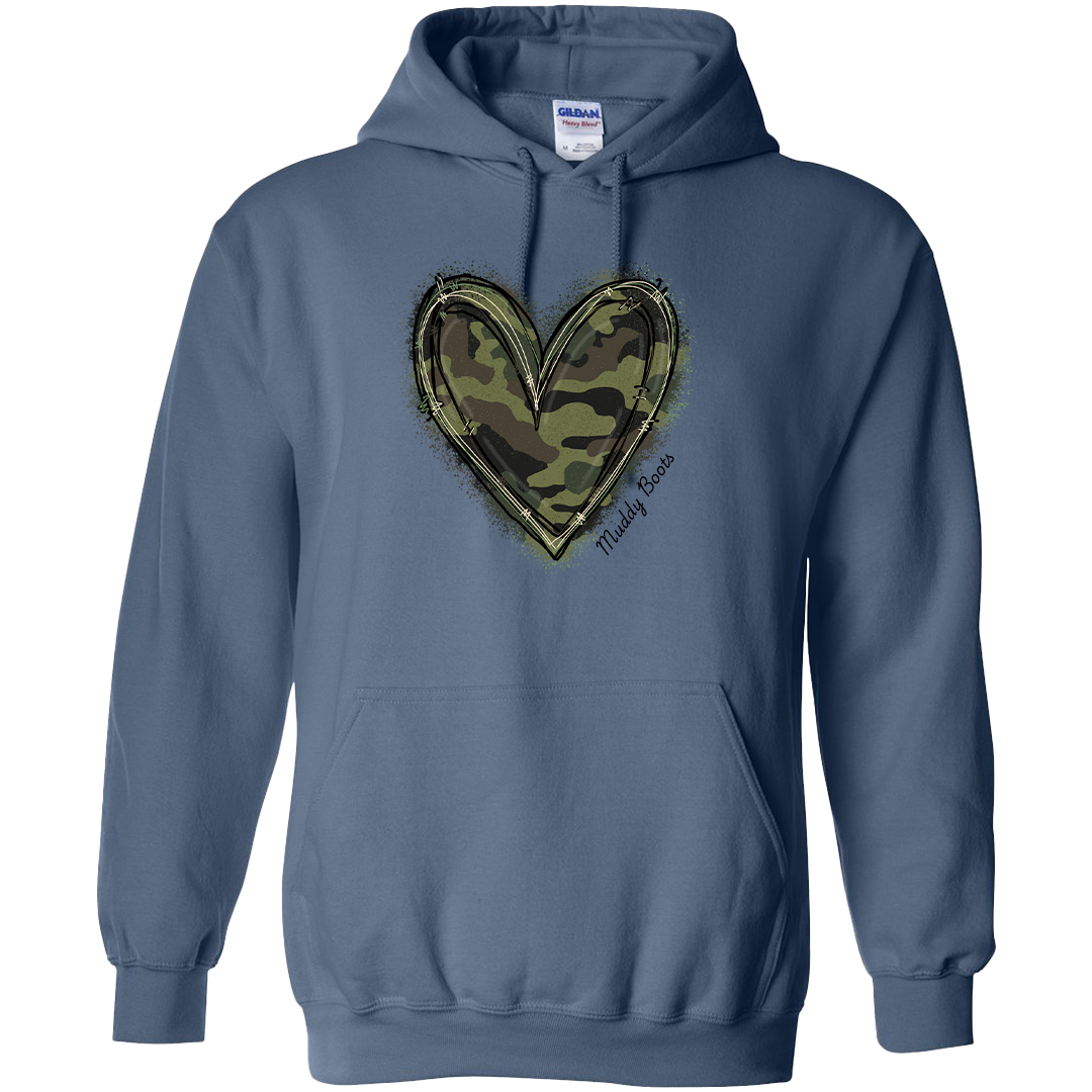 Hidden Heart Adult Hoodie