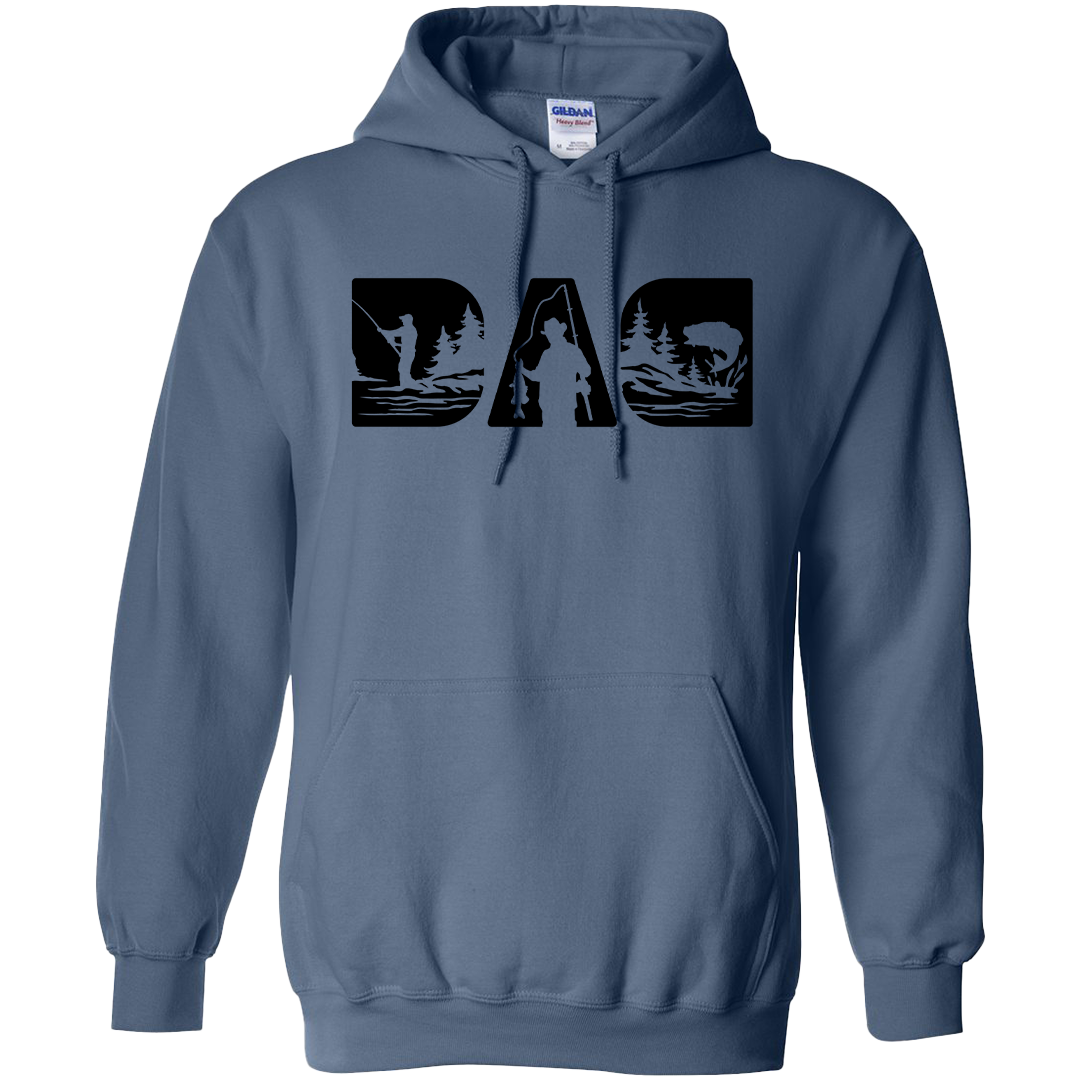 Fishing Dad Adult Hoodie